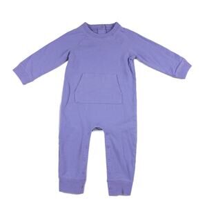 Primary Baby Sweatshirt Purple Romper 12-18 M French Terry